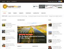 Tablet Screenshot of phosphateprice.com